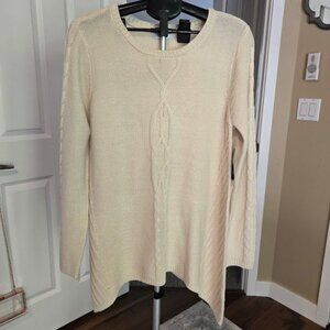 NWT Great Northwest Indigo tunic sweater sz large creamy ivory color
